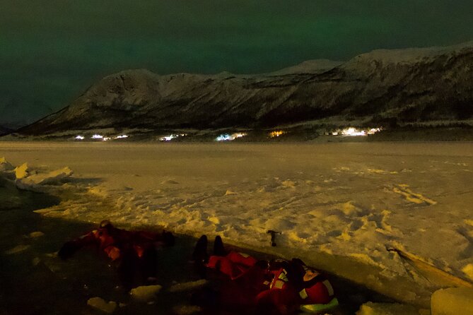 Arctic Ocean Night Floating in Ramfjord - Fire-warmed cinnamon buns and the cabin comfort after you float