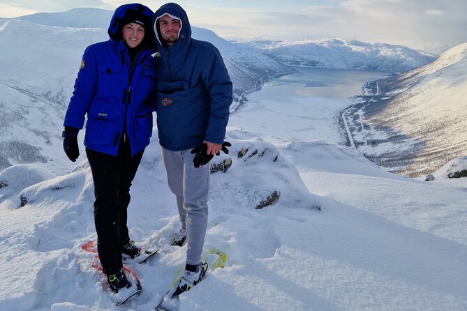Arctic Snowshoe Hike in Norway - Snowshoes, poles, and the spikes option when conditions change