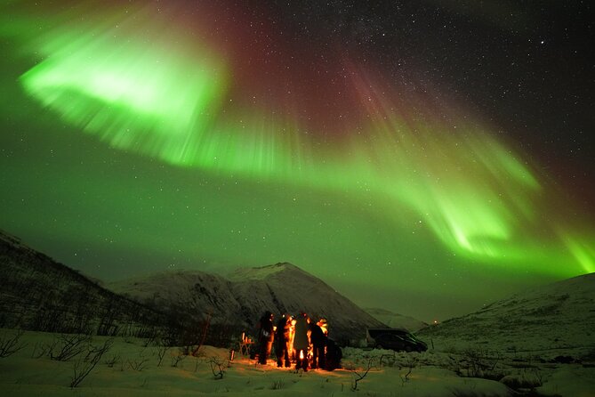 Aurora tour with free portrait and bonfire - Thermal suits and what you still need to bring
