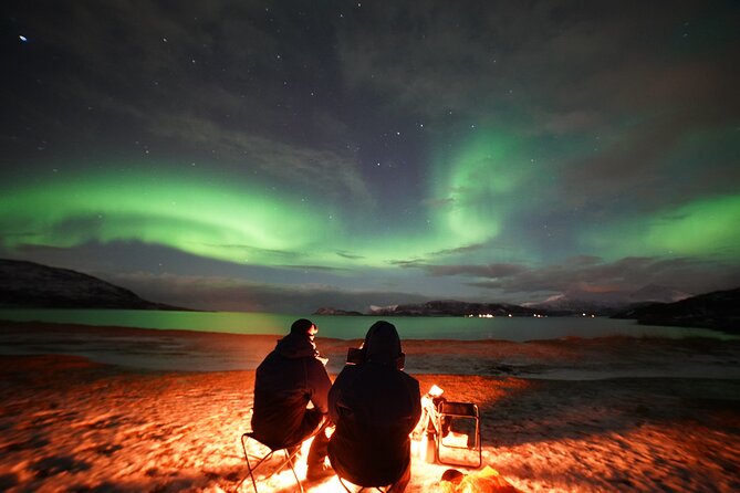 Aurora tour with free portrait and bonfire - Weather reality check: how guides handle clouds and weak activity