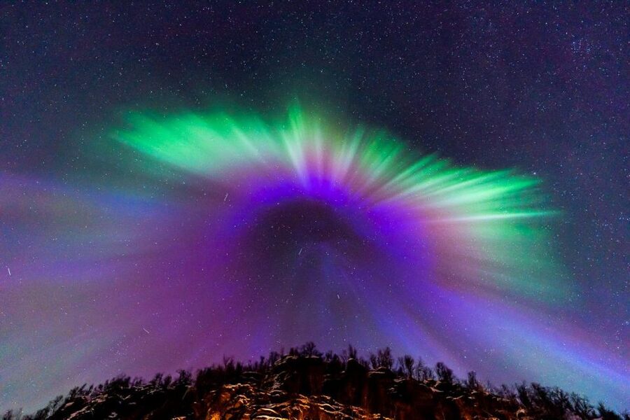 From Tromsø: Aurora Minibus Chase with Portrait and Hot Meal - The minibus sky camera: why waiting is less painful
