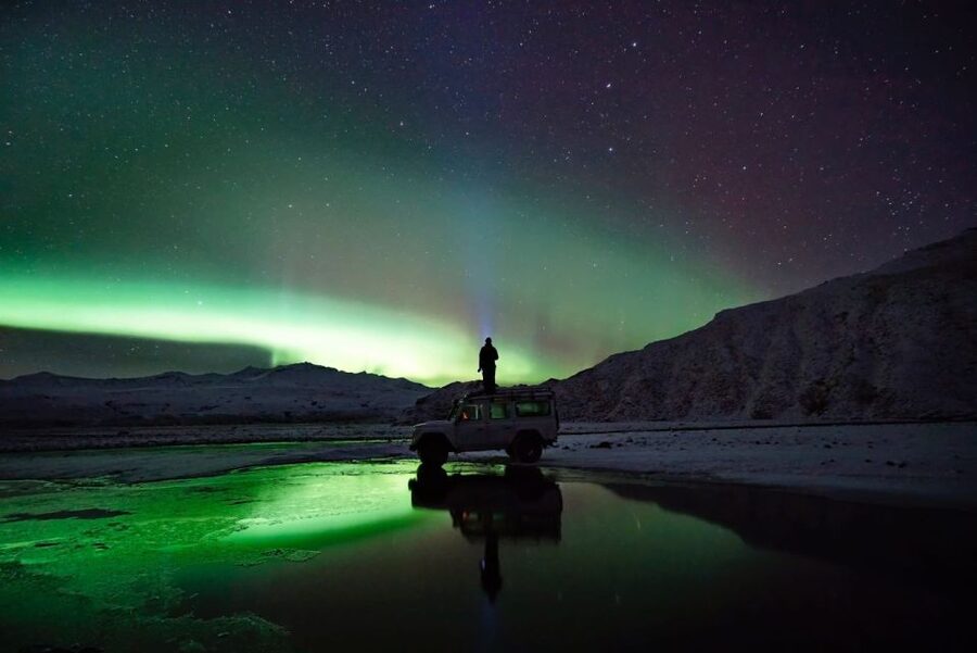 From Tromsø: Private Northern Lights Experience - From your hotel to the sky: the Mercedes V-Class advantage