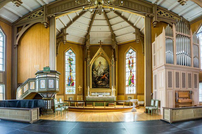 Midnight Concert in Tromsø Cathedral - Finding the right cathedral, the yellow one in Tromsø city center