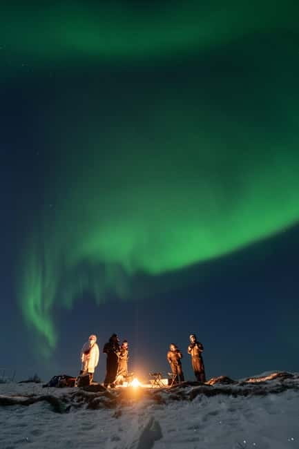 Tromsø: Adult Only Aurora hunt with Citizen Science - Campfire warmth, vegan soup, and a realistic 8-hour pace