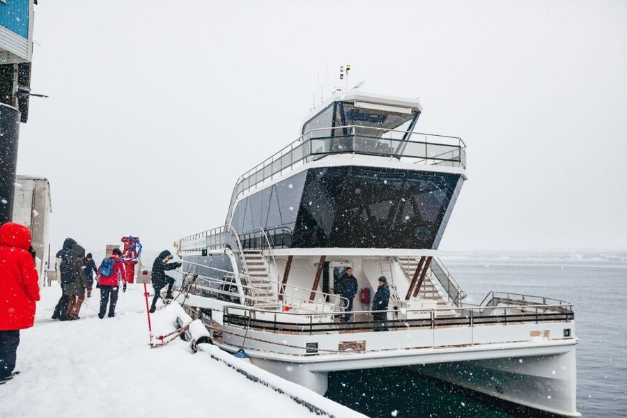 Tromsø: Arctic Fjord Cruise With Stop On Land At Fish Racks - The fish racks and fish farm stop: why this land moment is worth braving the cold