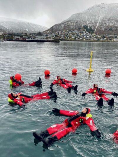Arctic Floating with Snacks and Drinks