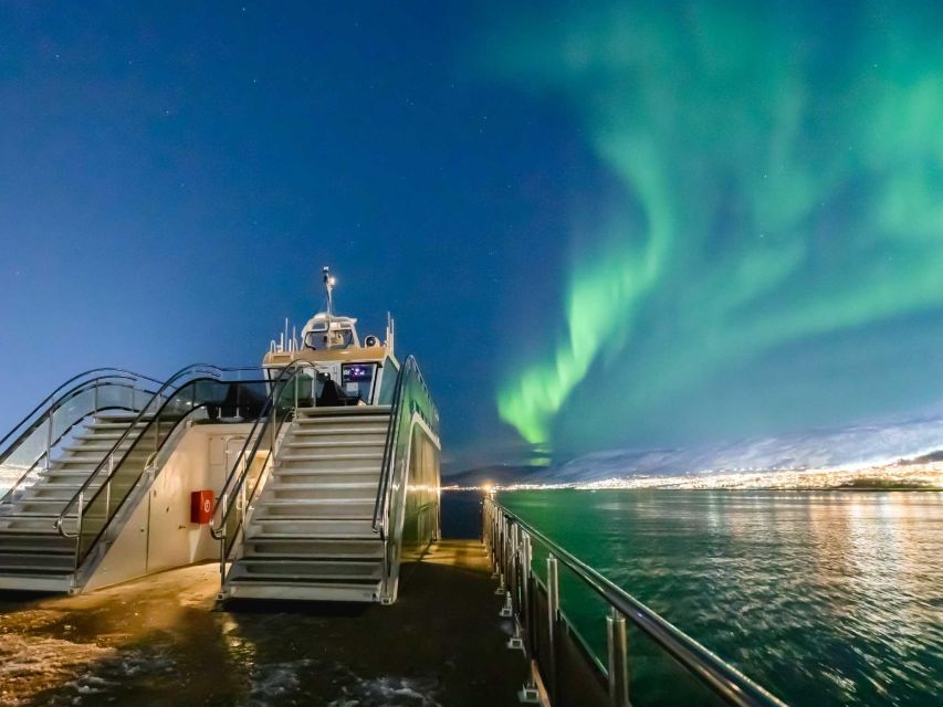 Tromsø: Aurora Dinner Cruise by Hybrid-Electric Catamaran - A Quiet, Heated Catamaran Turns Aurora Watching Into Dinner Plans
