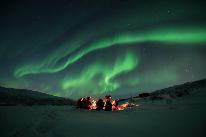 Tromso Aurora Hunt with Bonfire, Soup, Winter Gear & Transfers - The Bonfire Aurora Hunt Makes Tromsø Feel Like Real Arctic Nights