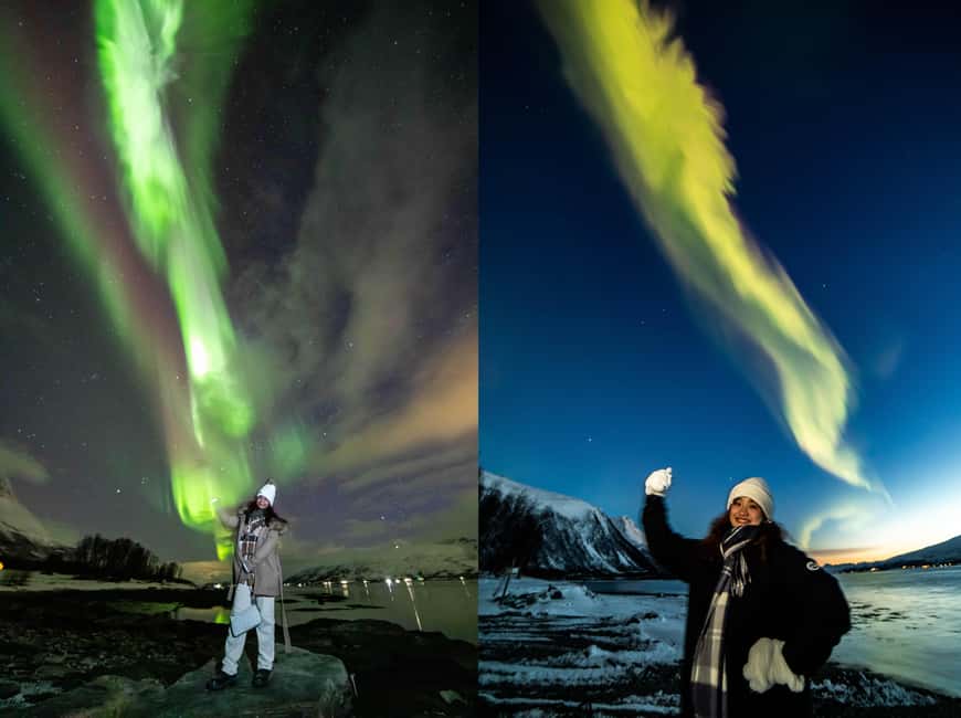 Tromsø: Northern Lights Chase with Free Photos - Stop-and-wait comfort, thermal suits, and keeping your hands working