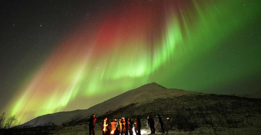Tromsø: Northern Lights Tour with Free Professional Portrait - Campsite stop: thermal suits, bonfire warmth, and the long wait done right