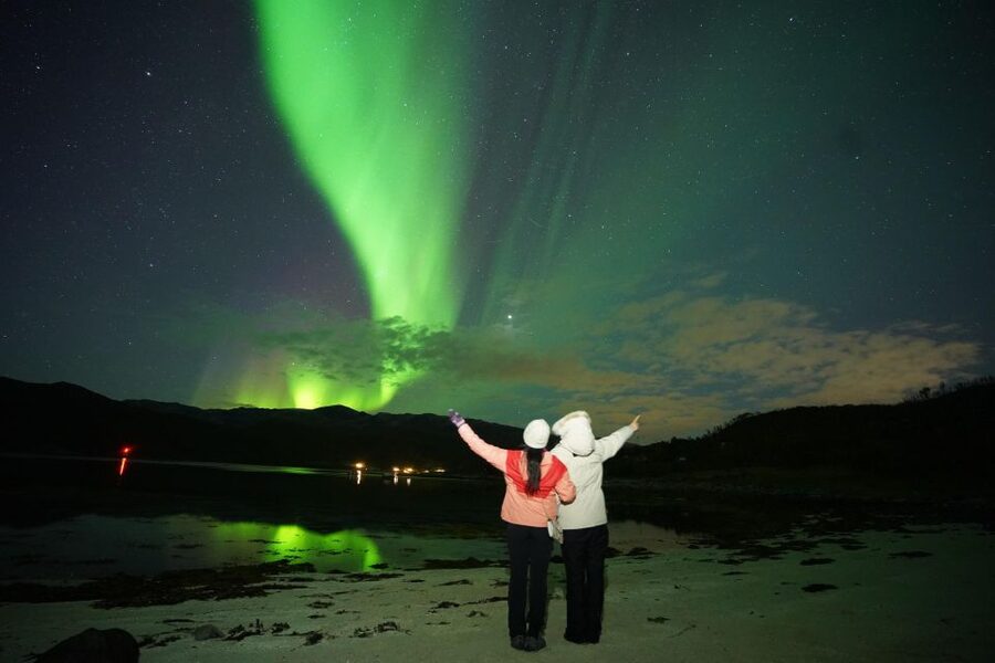 Tromsø: Northern Lights Tour with Free Professional Portrait - Food, campfire moments, and small comforts that make the cold bearable